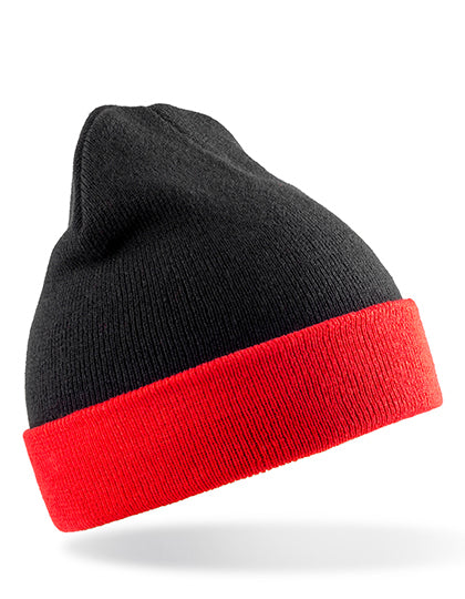Recycled Black Compass Beanie (RT930)