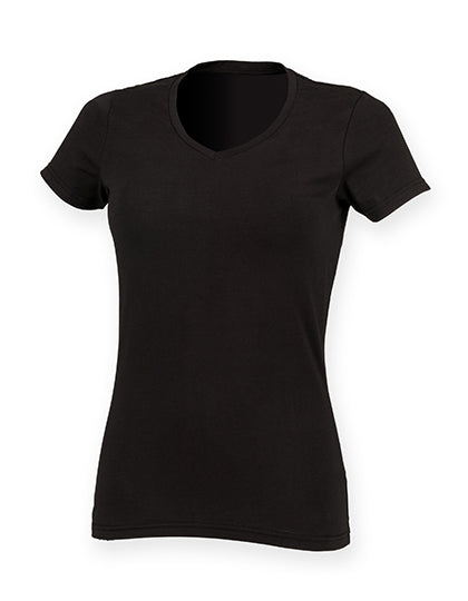 Women´s Feel Good Stretch V-Neck T (SF122)