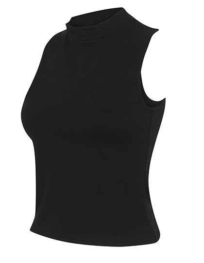 Women´s High Neck Crop Vest (SF170)