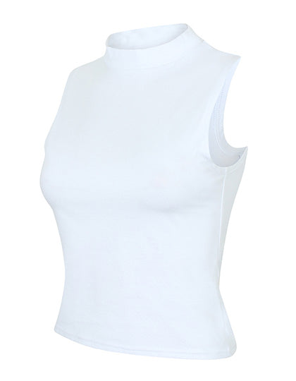 Women´s High Neck Crop Vest (SF170)