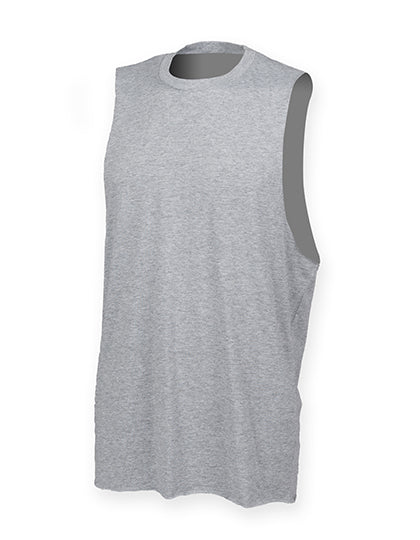 Men´s High Neck Slash Armhole Vest (SFM232)
