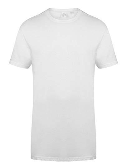 Men´s Longline T-Shirt With Dipped Hem (SFM258)