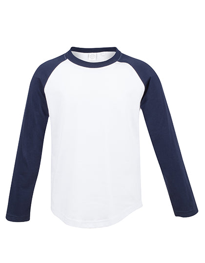 Kids´ Long Sleeved Baseball T (SM271)