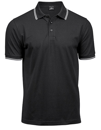 Men´s Luxury Stripe Stretch Polo (TJ1407)