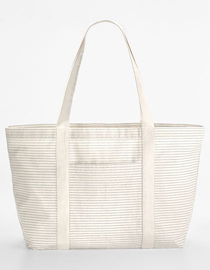 Striped Organic Cotton Shopper (WM255)