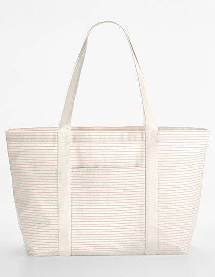 Striped Organic Cotton Shopper (WM255)