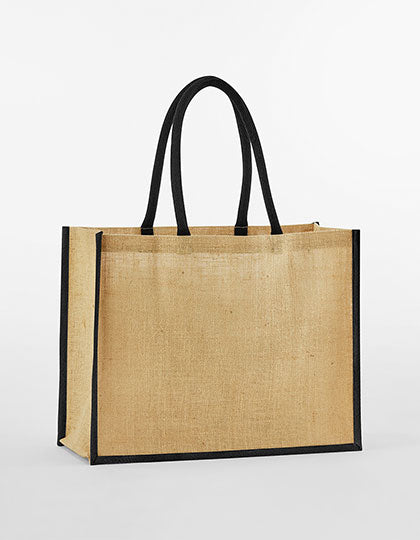 Natural Starched Jute Classic Shopper (WM470)