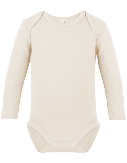 Organic Baby Bodysuit Long Sleeve Bailey 02 (X11420)
