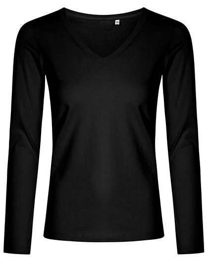 Women´s V-Neck T-Shirt Long Sleeve (XO1560)