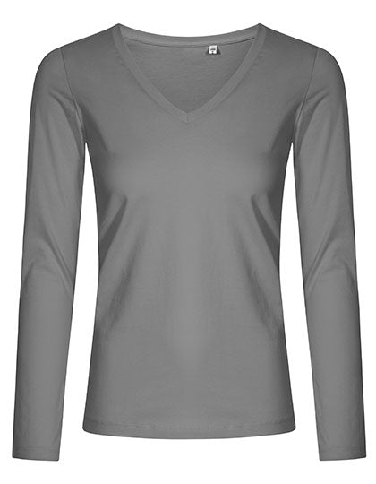 Women´s V-Neck T-Shirt Long Sleeve (XO1560)