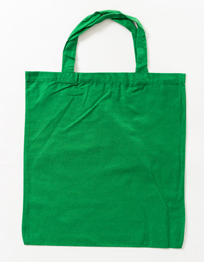 Cotton Bag Colored Short Handles (XT002)