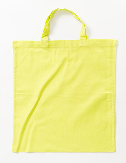 Cotton Bag Colored Short Handles (XT002)