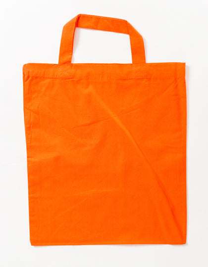 Cotton Bag Colored Short Handles (XT002)