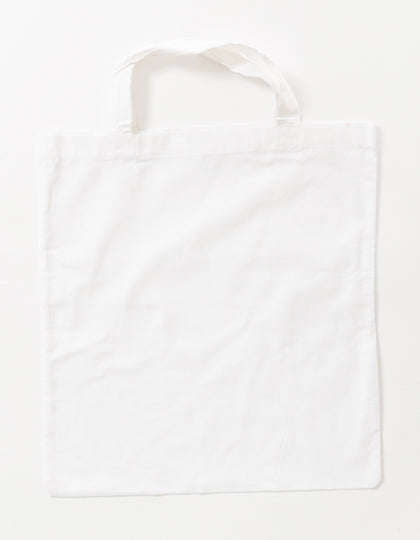 Cotton Bag Colored Short Handles (XT002)