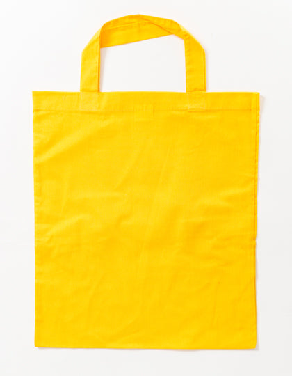Cotton Bag Colored Short Handles (XT002)