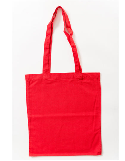 Cotton Bag Colored Long Handles (XT003)