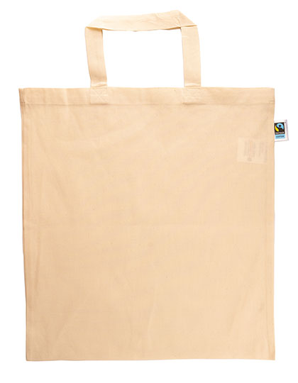 Fairtrade Cotton Bag Short Handles (XT500N)