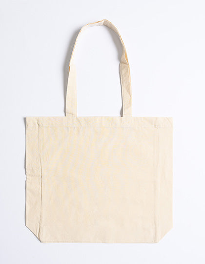 Cotton Bag Side Fold Long Handles (XT95)