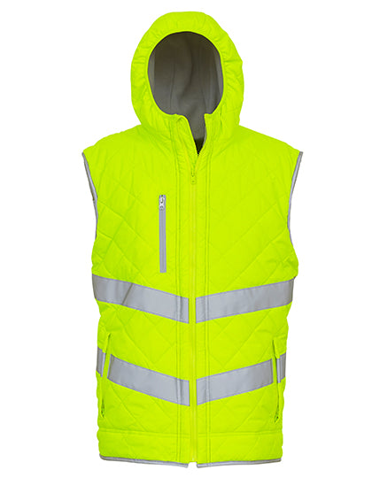 Hi-Vis Kensington Hooded Gilet (YK007)