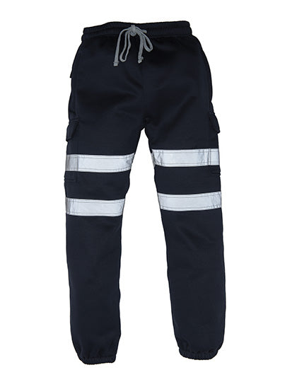 Hi-Vis Cargo Trousers With Knee Pad Pockets (YK018T)