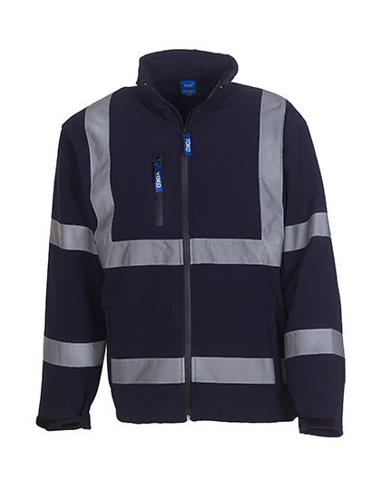 Hi-Vis 2 Bands & Braces Softshell Jacket (YK09)