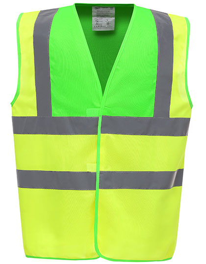Hi-Vis 2 Bands & Braces Waistcoat (YK100)
