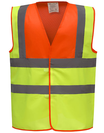 Hi-Vis 2 Bands & Braces Waistcoat (YK100)