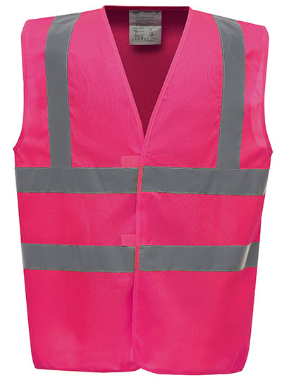 Hi-Vis Top Cool Recycled Open Mesh Waistcoat (YK120)