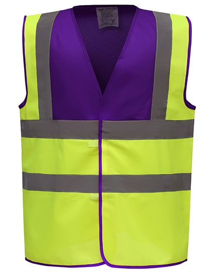 Hi-Vis 2 Bands & Braces Waistcoat (YK100)
