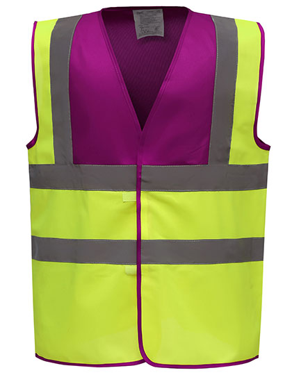 Hi-Vis 2 Bands & Braces Waistcoat (YK100)