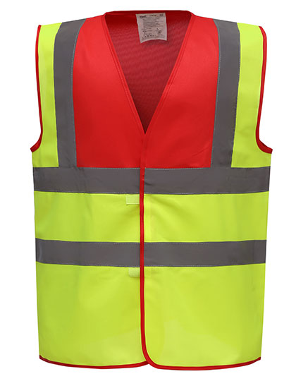 Hi-Vis 2 Bands & Braces Waistcoat (YK100)