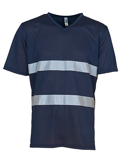 Two Band & Brace Hi-Vis Polo Shirt (YK210)