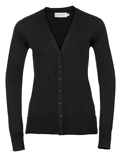 Ladies´ V-Neck Knitted Cardigan (Z715F)