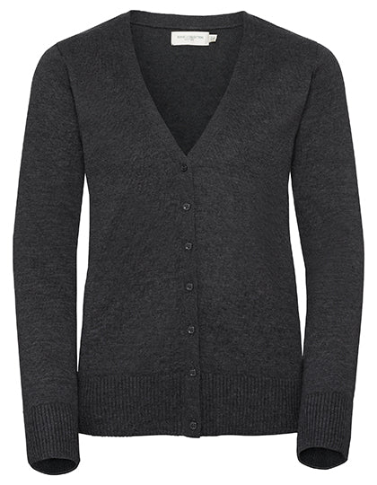 Ladies´ V-Neck Knitted Cardigan (Z715F)