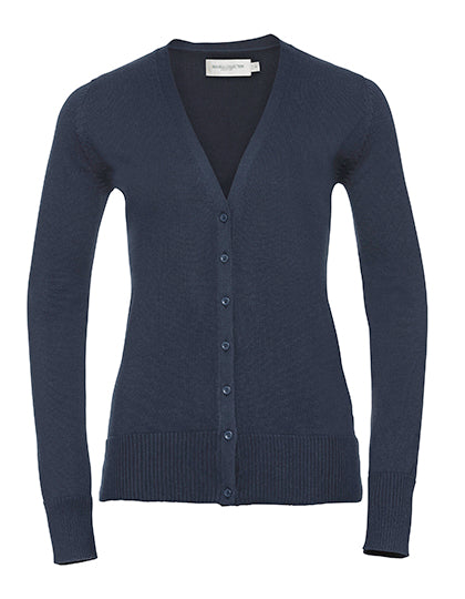 Ladies´ V-Neck Knitted Cardigan (Z715F)