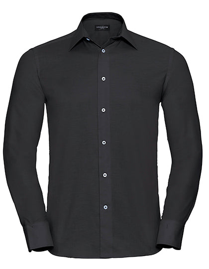 Men´s Long Sleeve Tailored Oxford Shirt (Z922)