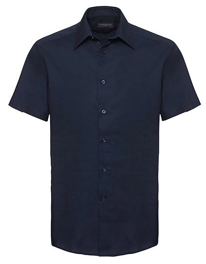 Men´s Short Sleeve Tailored Oxford Shirt (Z923)