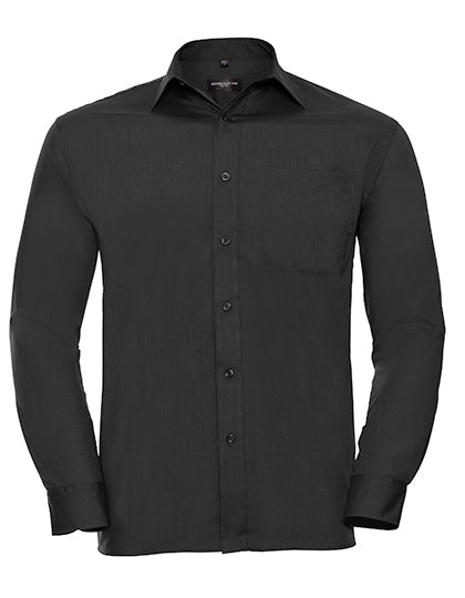 Men´s Long Sleeve Classic Polycotton Poplin Shirt (Z934)
