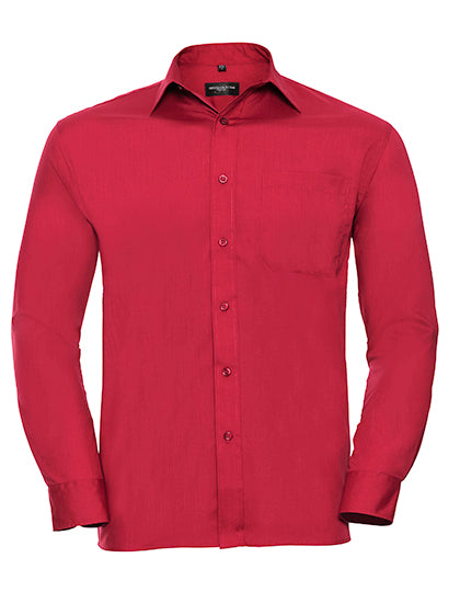 Men´s Long Sleeve Classic Polycotton Poplin Shirt (Z934)