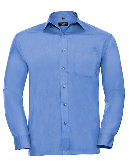 Men´s Long Sleeve Classic Polycotton Poplin Shirt (Z934)