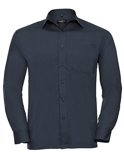Men´s Long Sleeve Classic Polycotton Poplin Shirt (Z934)