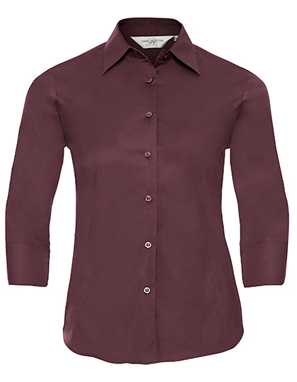 Ladies´ 3/4 Sleeve Fitted Stretch Shirt (Z946F)