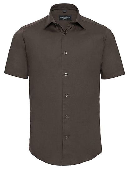 Men´s Short Sleeve Fitted Stretch Shirt (Z947)