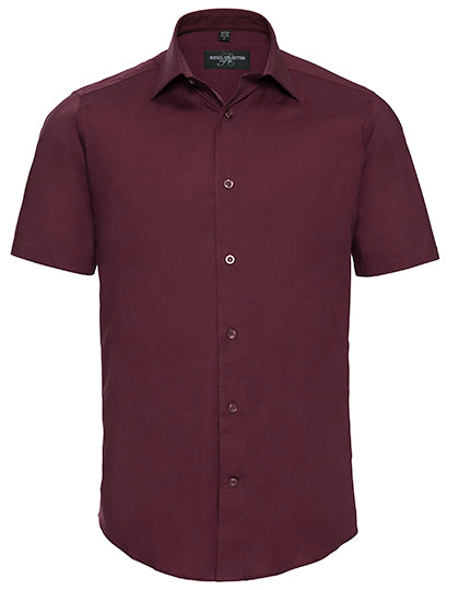 Men´s Short Sleeve Fitted Stretch Shirt (Z947)