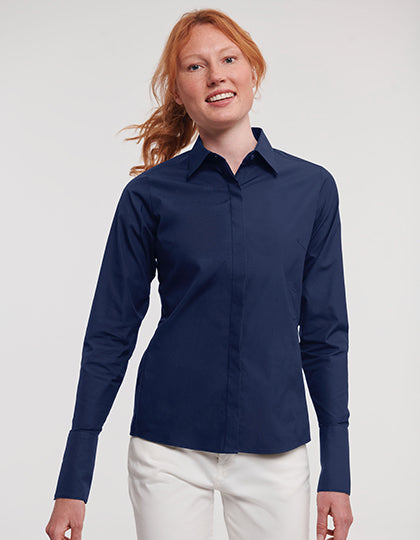 Ladies´ Long Sleeve Fitted Ultimate Stretch Shirt (Z960F)