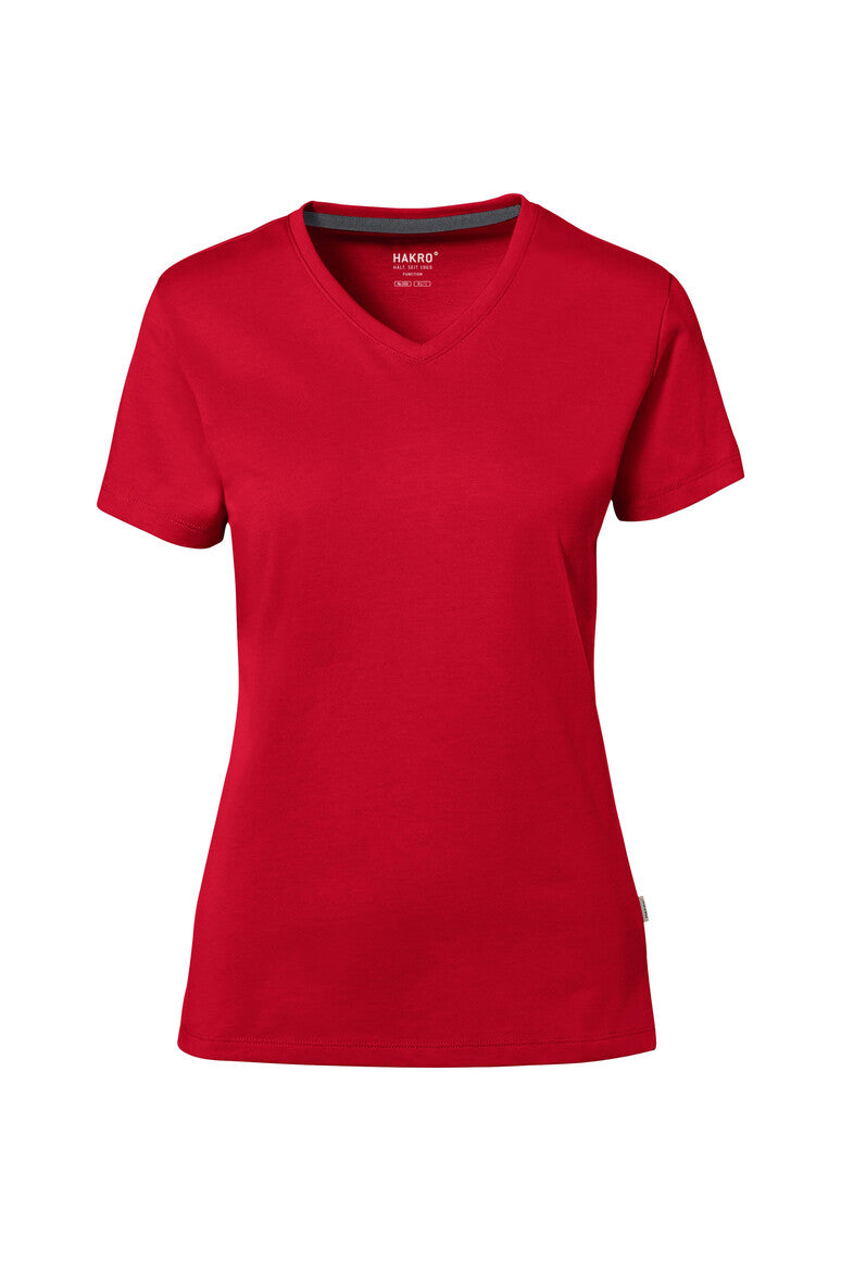 HAKRO COTTON TEC® Damen V-Shirt (0169)