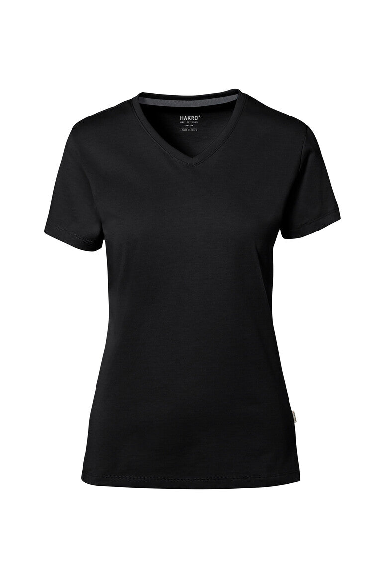 HAKRO COTTON TEC® Damen V-Shirt (0169)