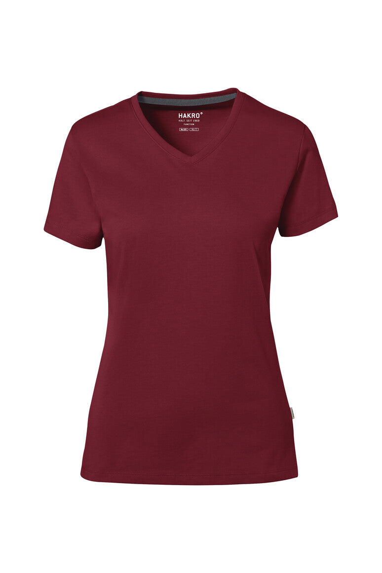 HAKRO COTTON TEC® Damen V-Shirt (0169)