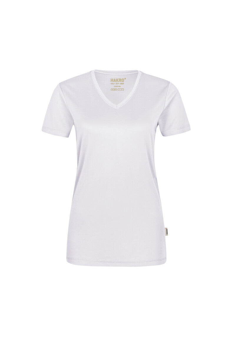HAKRO Damen V-Shirt COOLMAX® (0187)