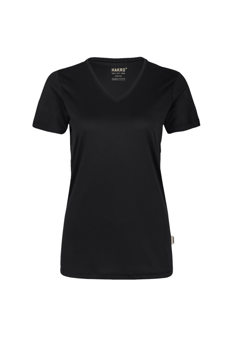 HAKRO Damen V-Shirt COOLMAX® (0187)